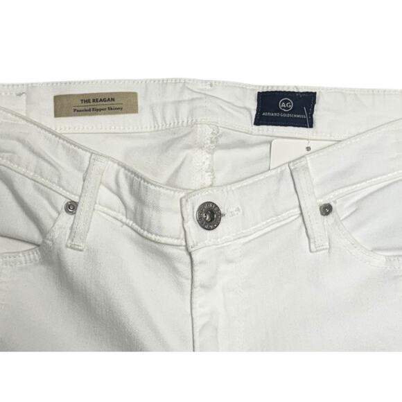 ADRIANO GOLDSCHMIED REAGAN SKINNY ZIPPER JEANS 28R - Picture 4 of 4